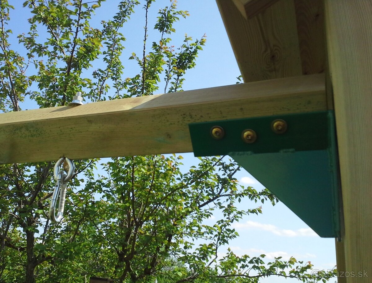 Detský domček, šmyklavka, hojdačka, pieskovisko - 5