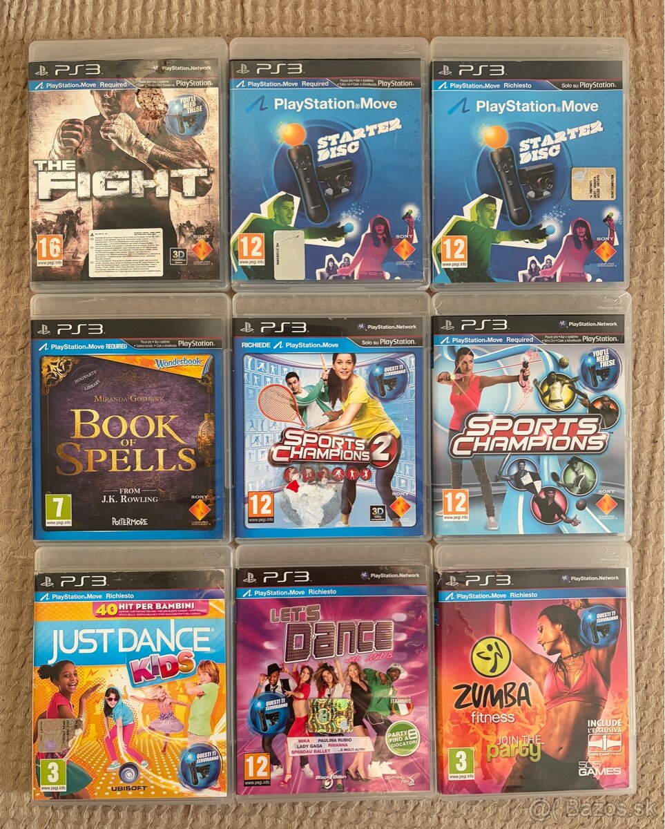 Playstation 3 VR move set + hry - 5