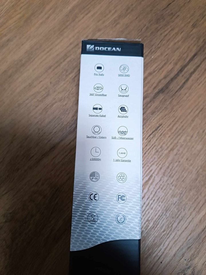 Akvarijní LED RGB osvětlení 18 cm, dálkové ovládání - 5