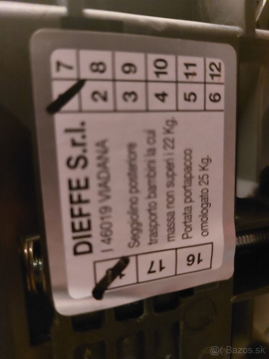 detská sedačka na bicykel zadná - 5