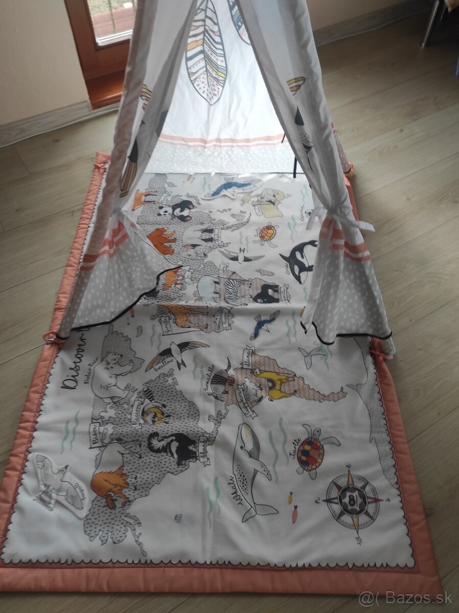 Detská podložka a tipi stan - 5