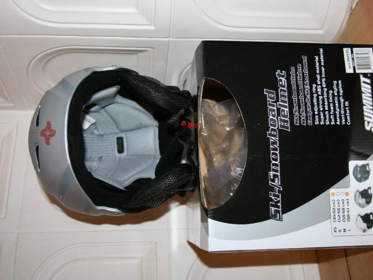 detská lyžiarska prilba SUMMIT 48 do 52 cm , nová - 5