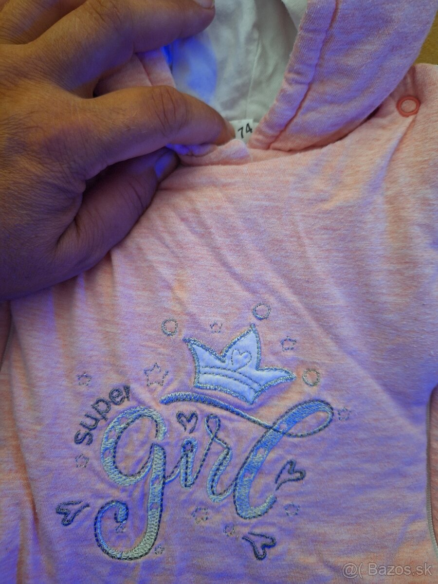 Overal kombineza newbaby 74 velkost 6-9 mesiacov - 5