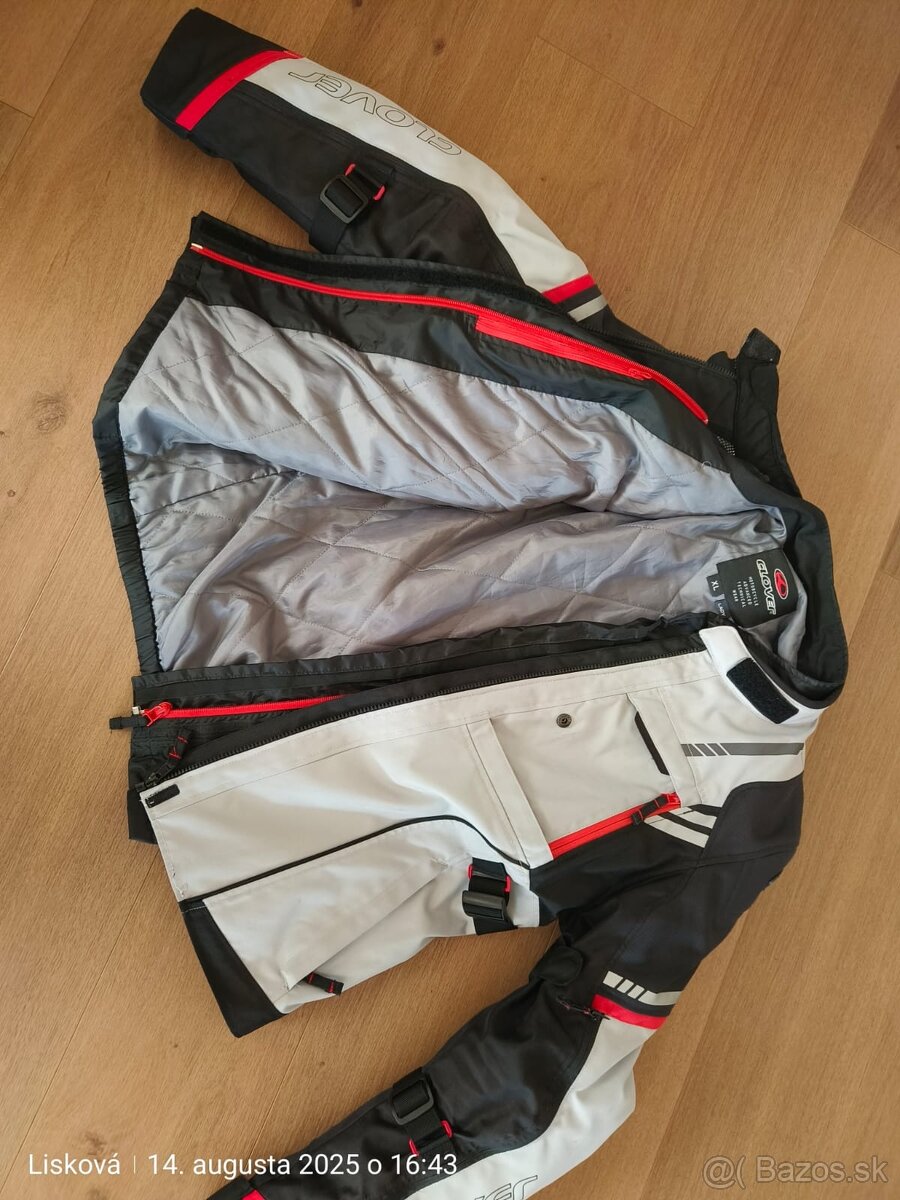 Dámska moto bunda CLOVER HYPERBLADE WP black/grey - 5