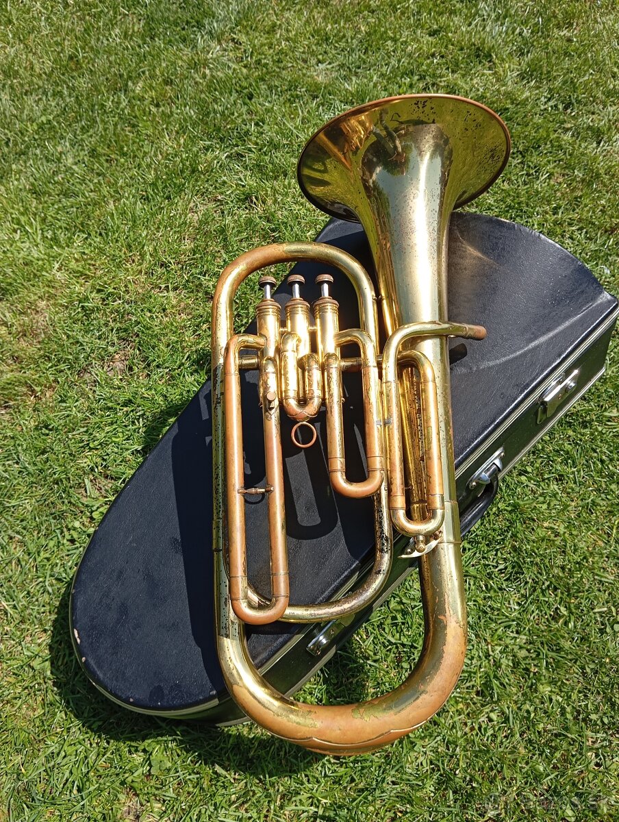 Stará trúbka Bariton Roh - 5