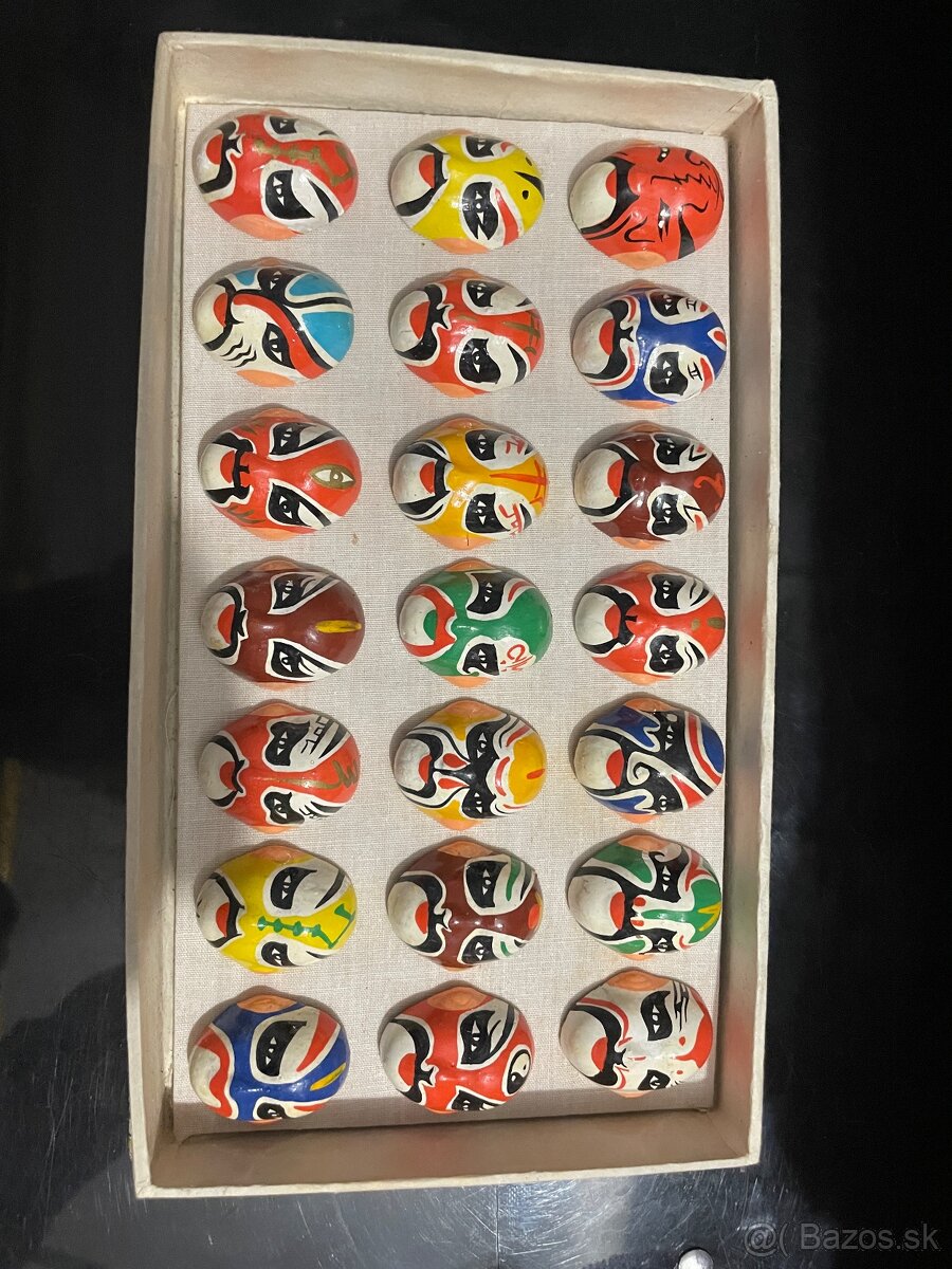 Ručne maľované Čínske masky - 5