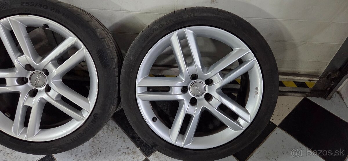 Letné kolesá originál Audi 5x112 255/40R19 - 5