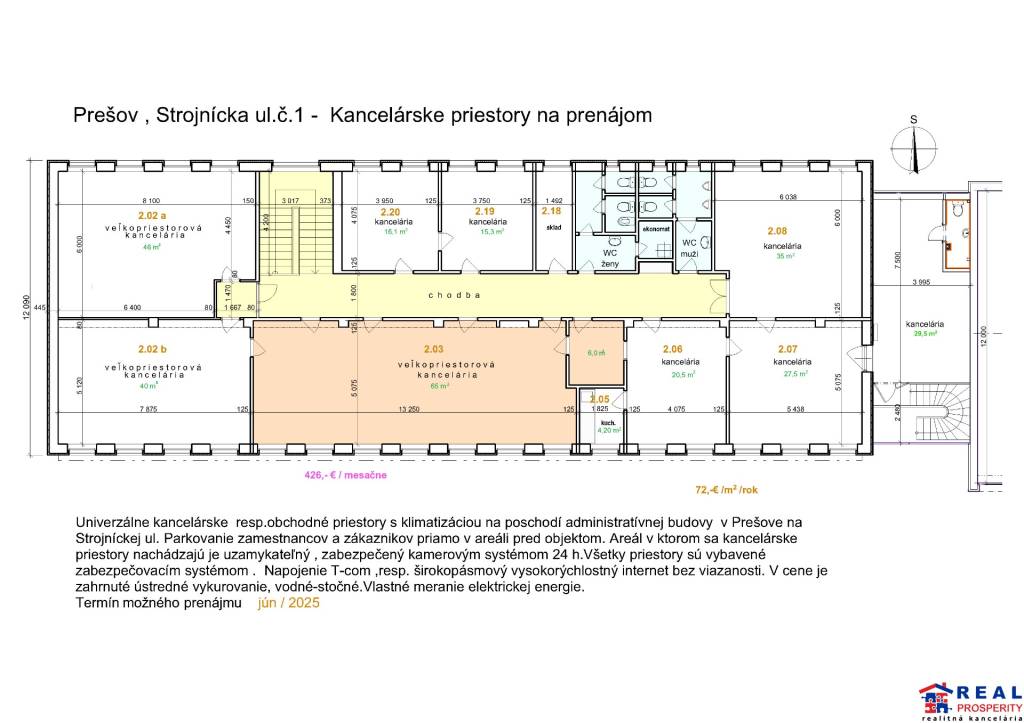 STROJNÍCKA: VOĽNÉ OBCHODNÉ priestory 48 m2 - PRÍZEMIE - 5