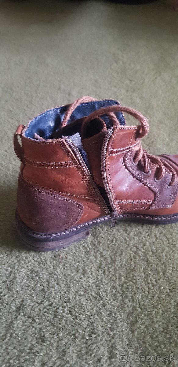 Kožené Baťa topánky, veľkosť 40 - 5