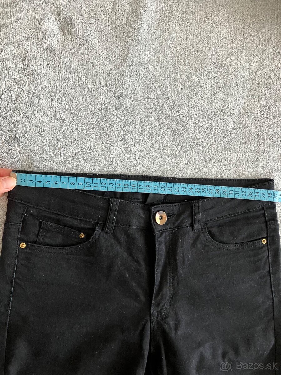 Čierne dámske rifle H&M - 5