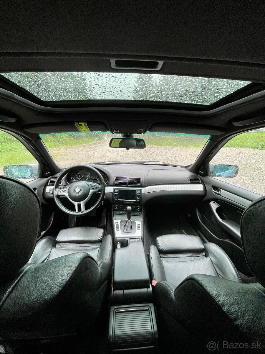 Bmw e46, 150 kw M57N, automat, silber grau - 5