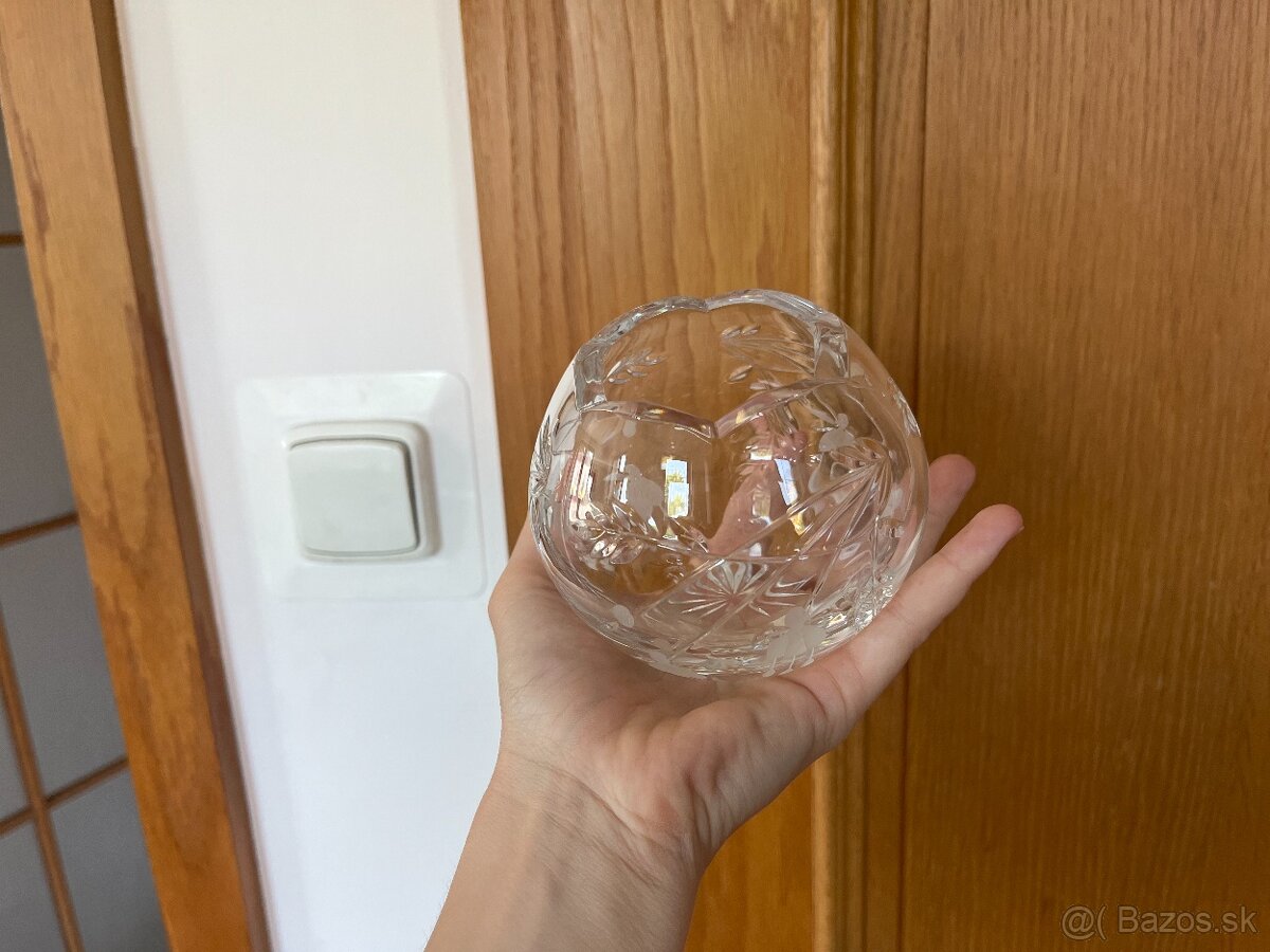 krištáľ - krištáľové nádoby, misy - nové bez poškodenia - 5
