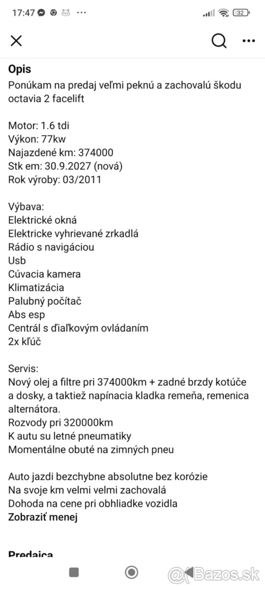 OCTAVIA 2 Facelift 1.6 TDI 77 kw - 5