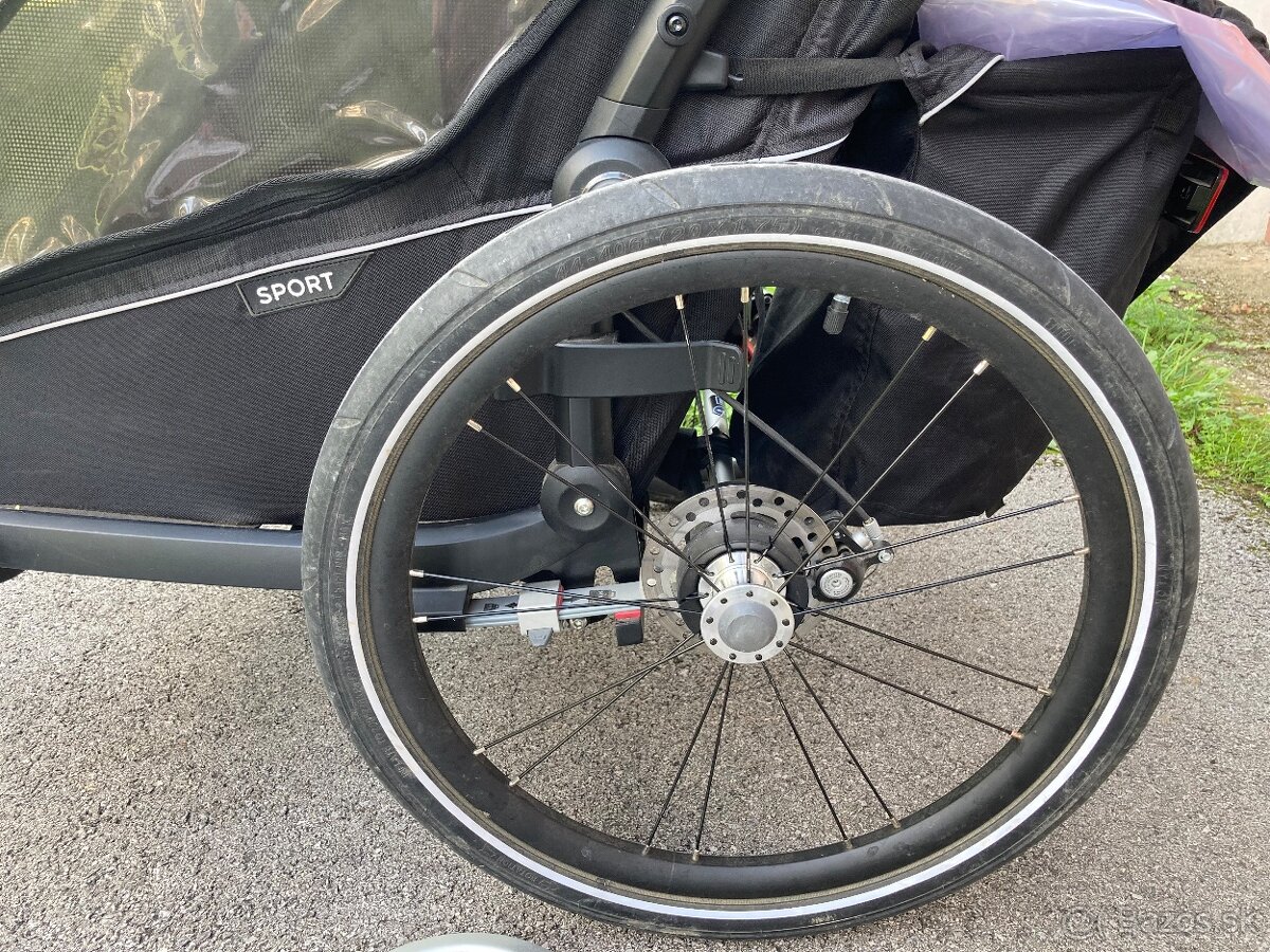 Predám vozík Thule Chariot Sport 1 + RunSet - 5