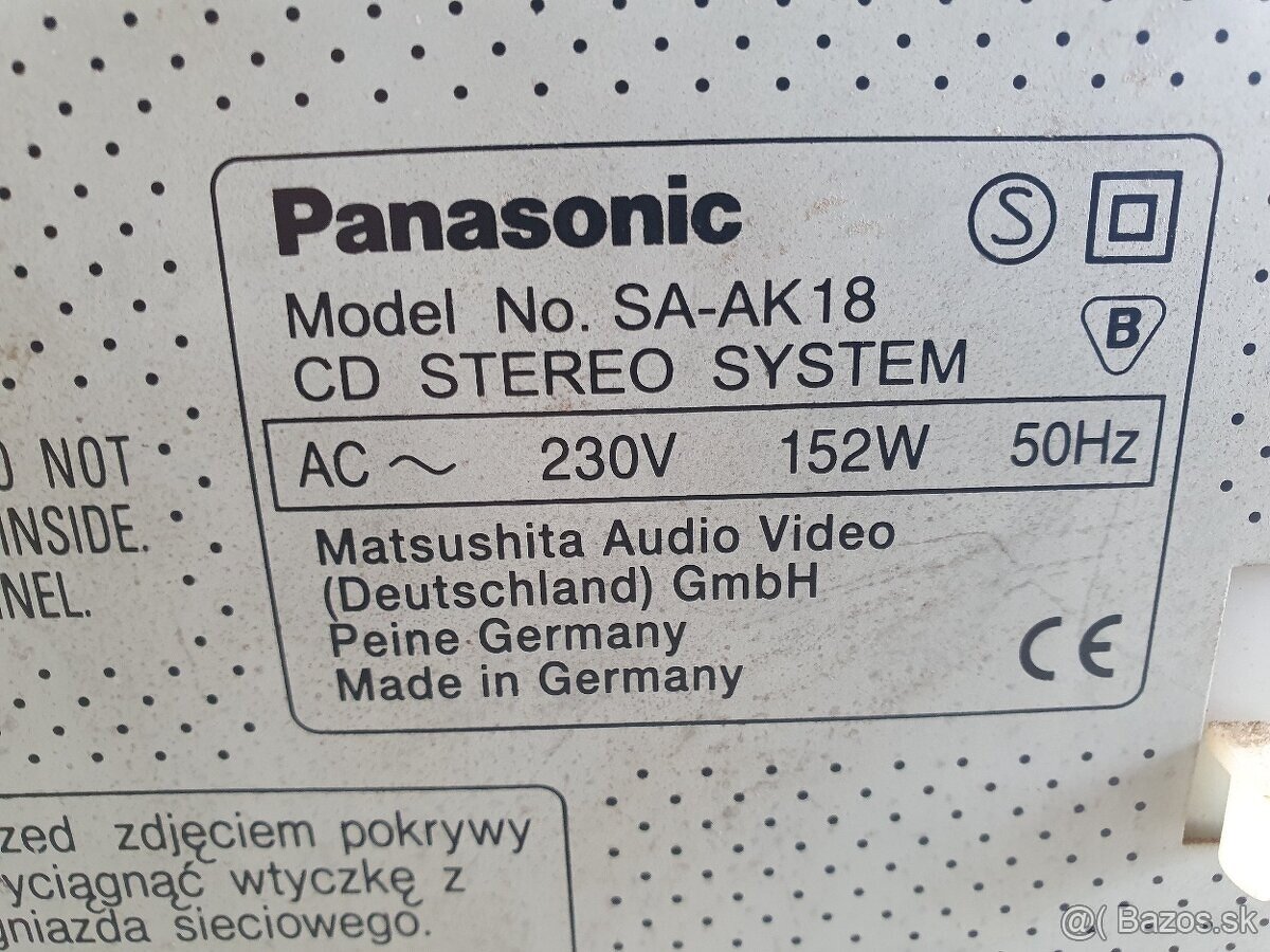 Predam Panasonic SA-AK18 VEZU - 5