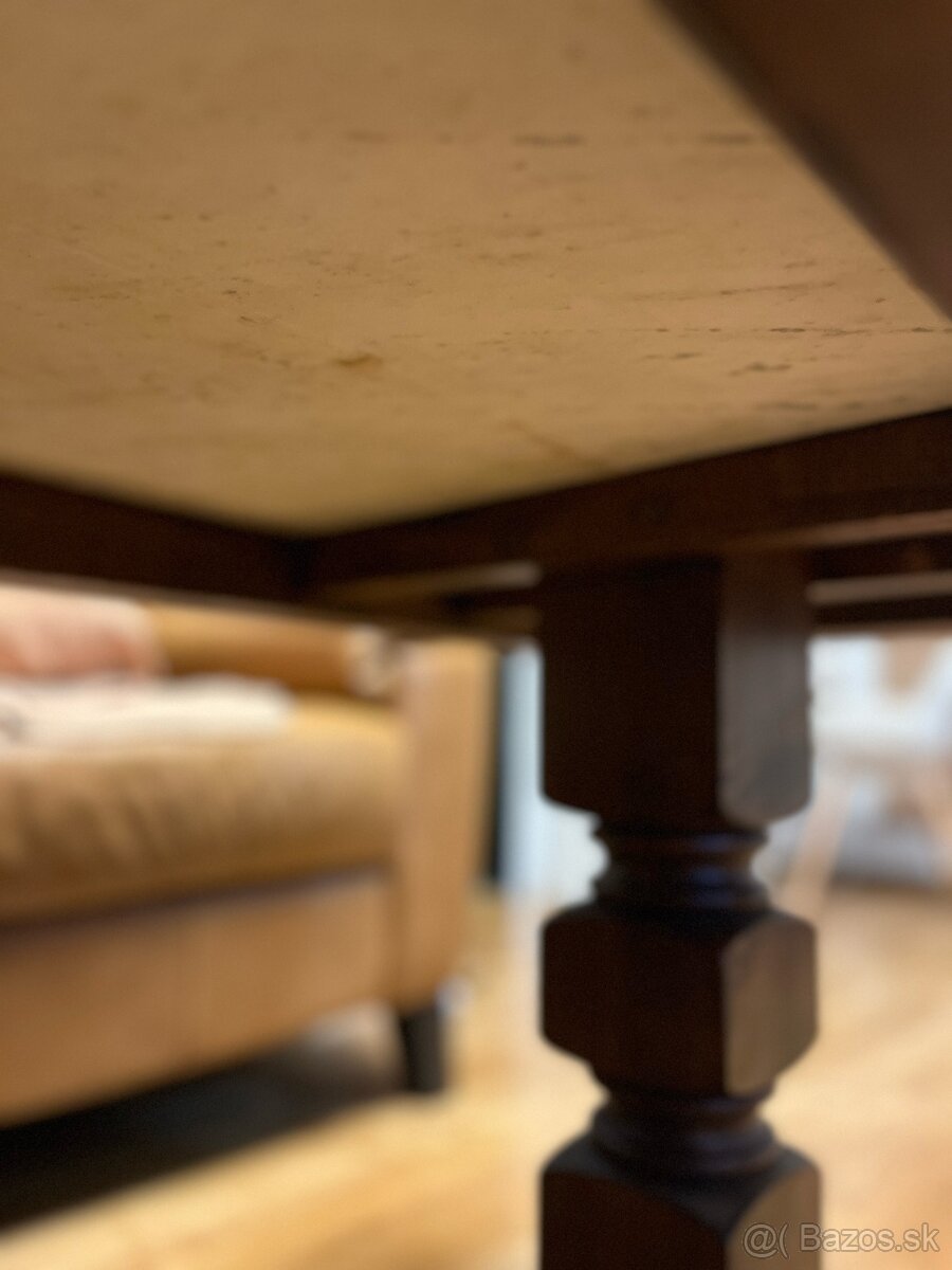 PREDÁM STÔL s mramorovou doskou – štýlový dobový kúsok - 5