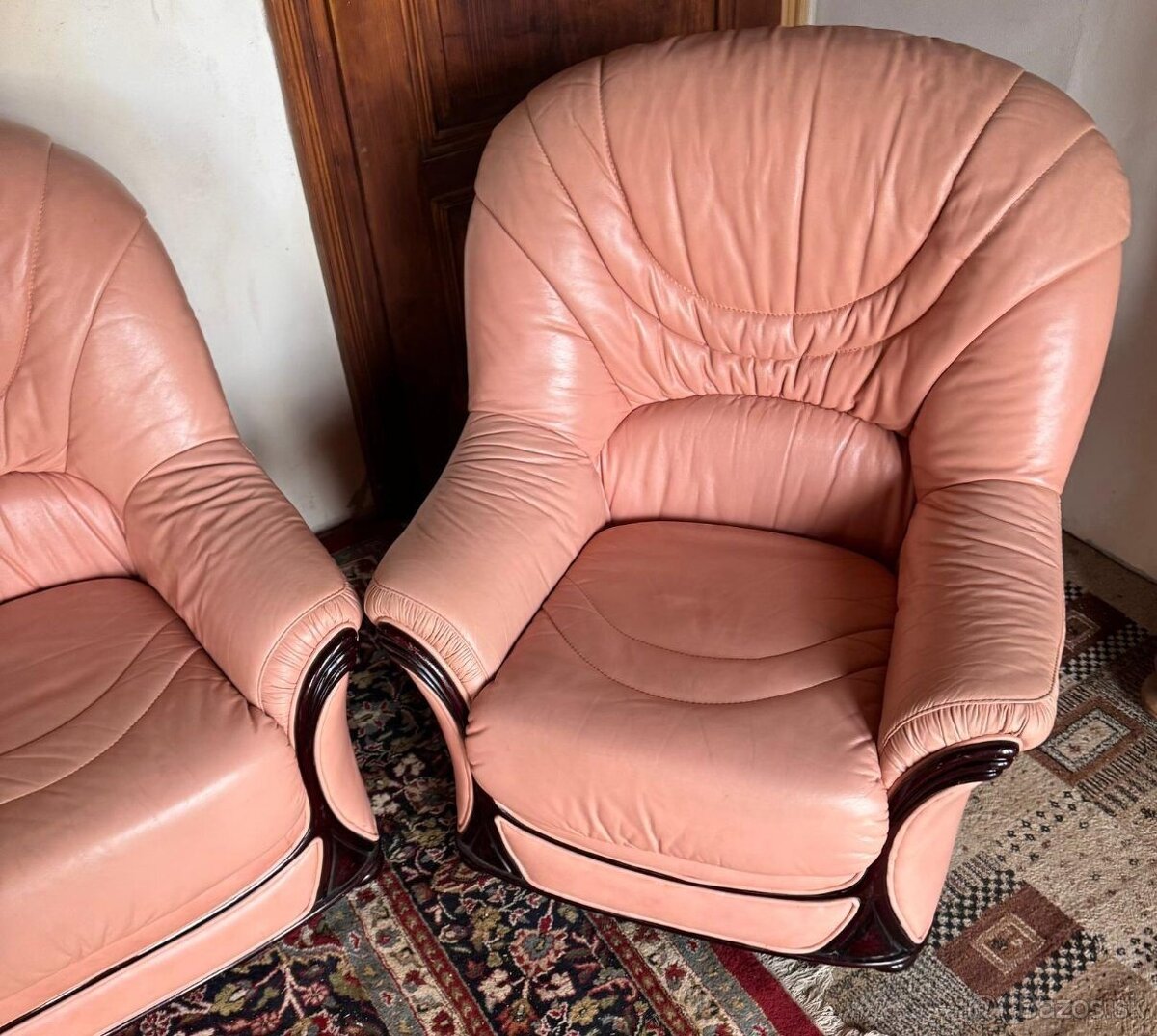 Luxusní italská kožená sedací souprava 3+1+1, 5252 - 5