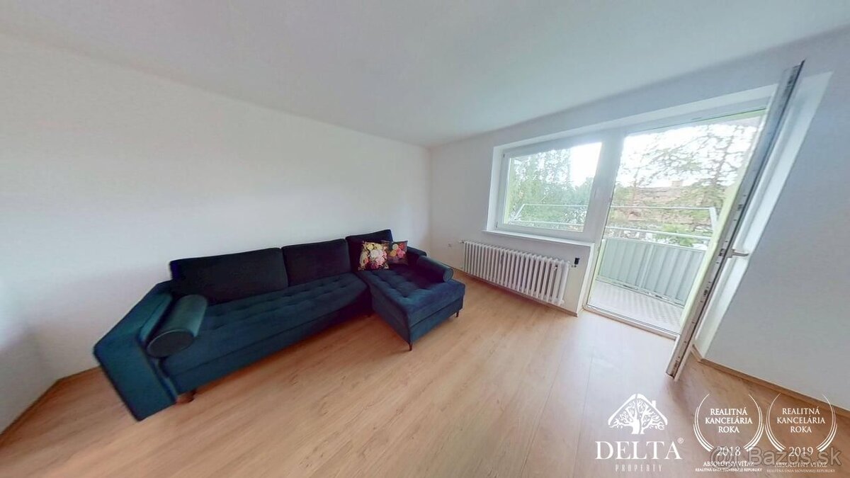 DELTA - Zrekonštruovaný a dispozične zmenený 2-izbový byt s - 5