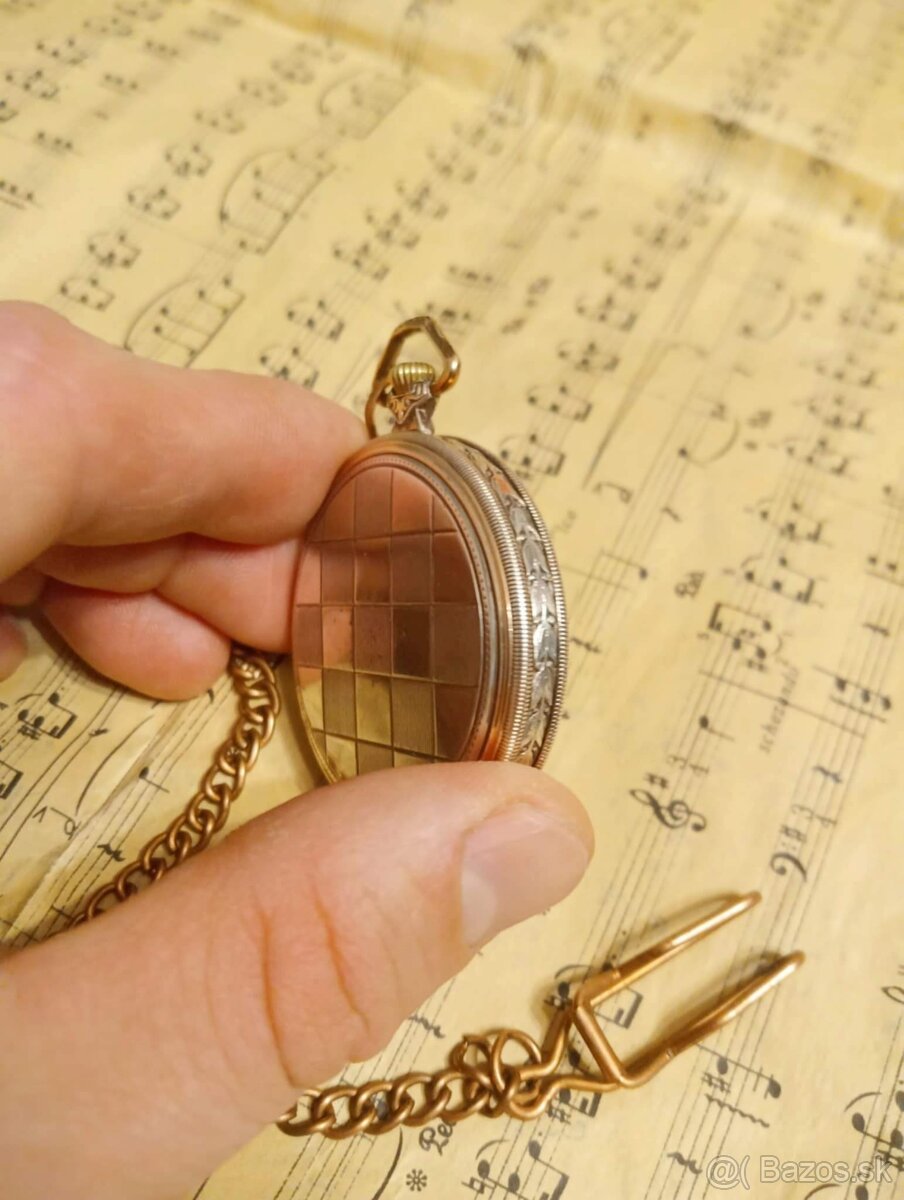 Strieborné ART-DECO hodinky v peknom stave - 5