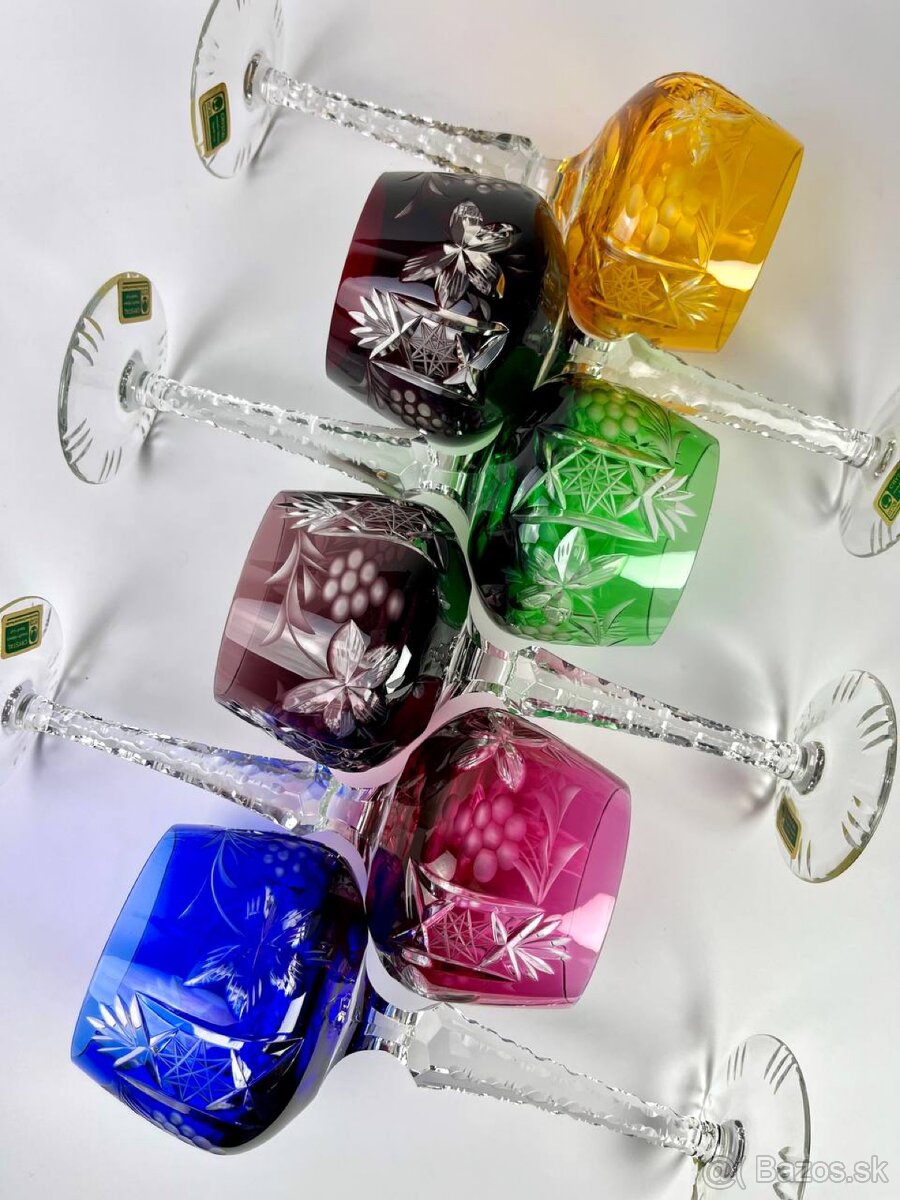 Krištáľové poháre na víno Lausitzer - 5