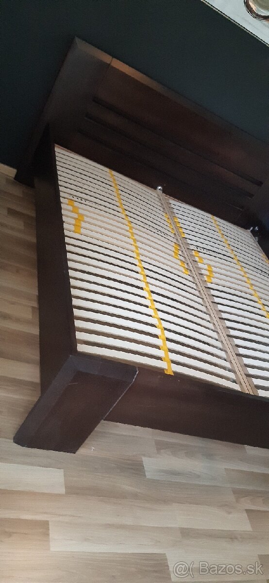 Predám posteľ z bukového masívu. - 5