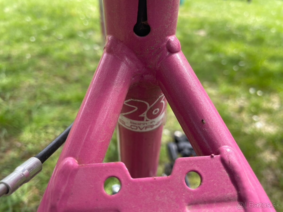 Detský bicykel 26’ ružový - 5