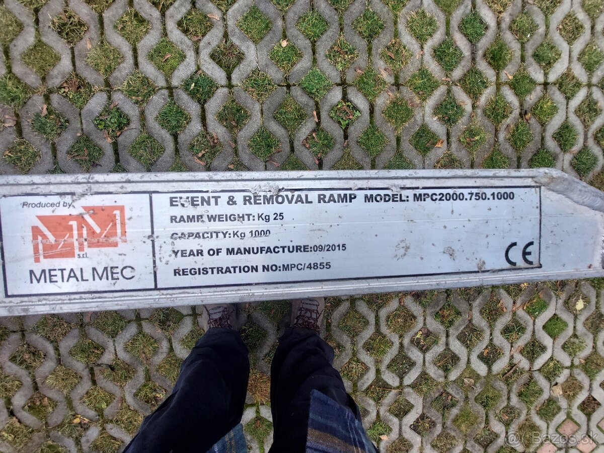 Paletovací vozík a nájazdová plošina - 5