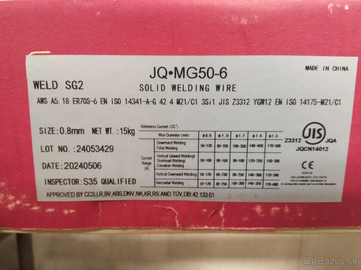 zvárací drôt CO2 0.8 a 1.0/15kg - 5