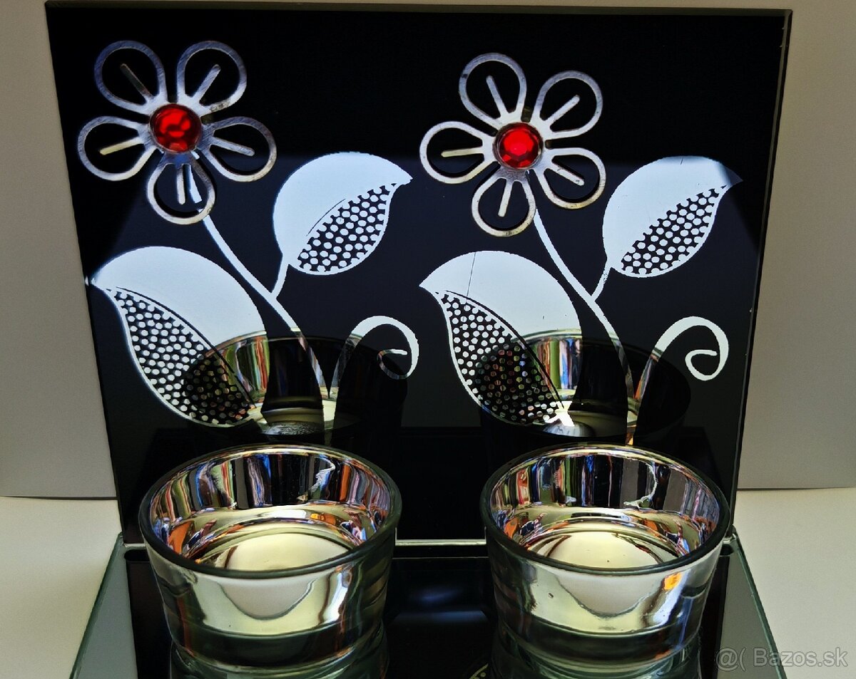 Nový sklenený svietnik. - 5