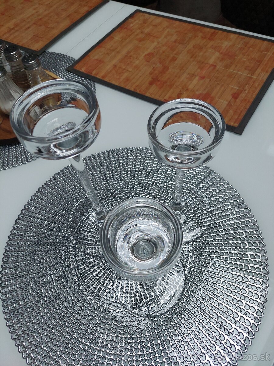 Blomster-3ks svietniky Ikea - 5