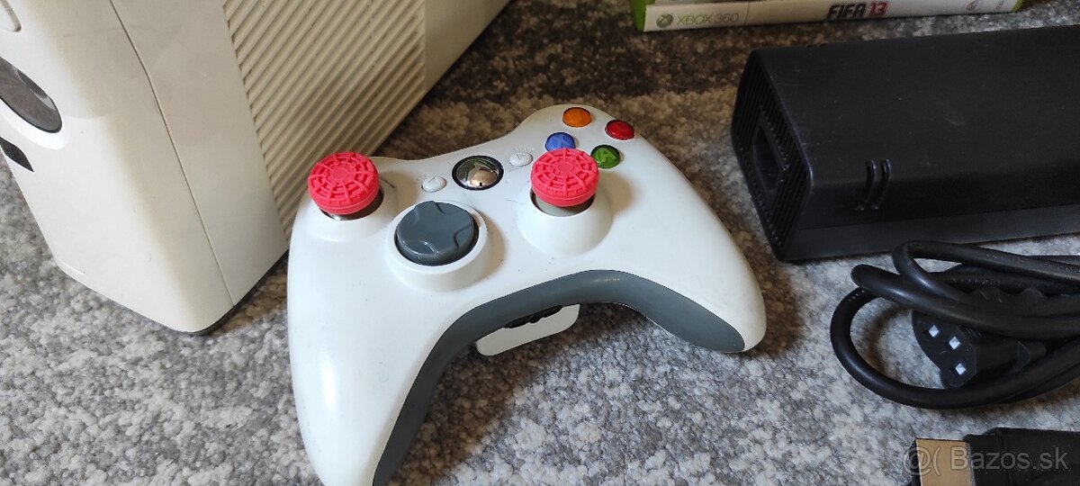 Xbox 360 slim white+hry - 5
