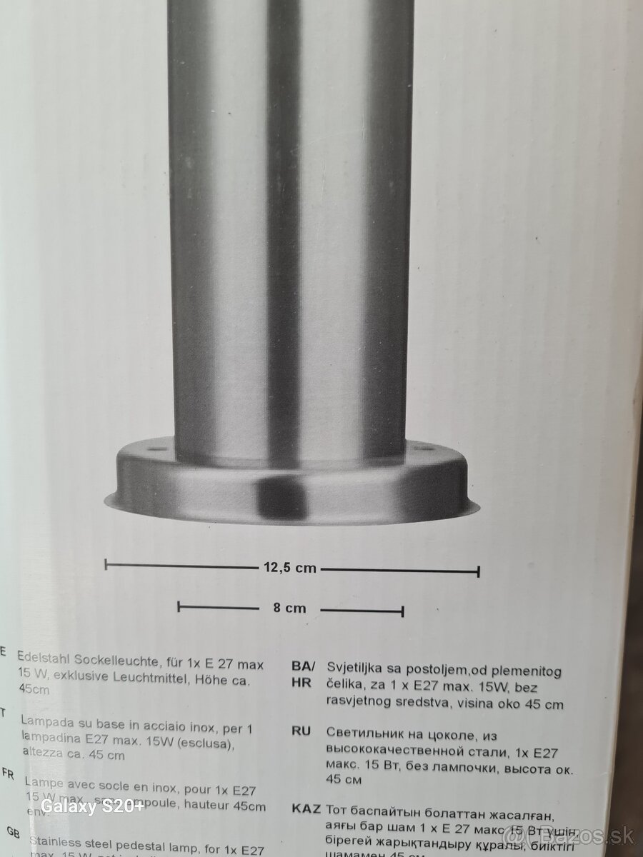 Chodnikové osvetlenie/lampy 8ks - 5