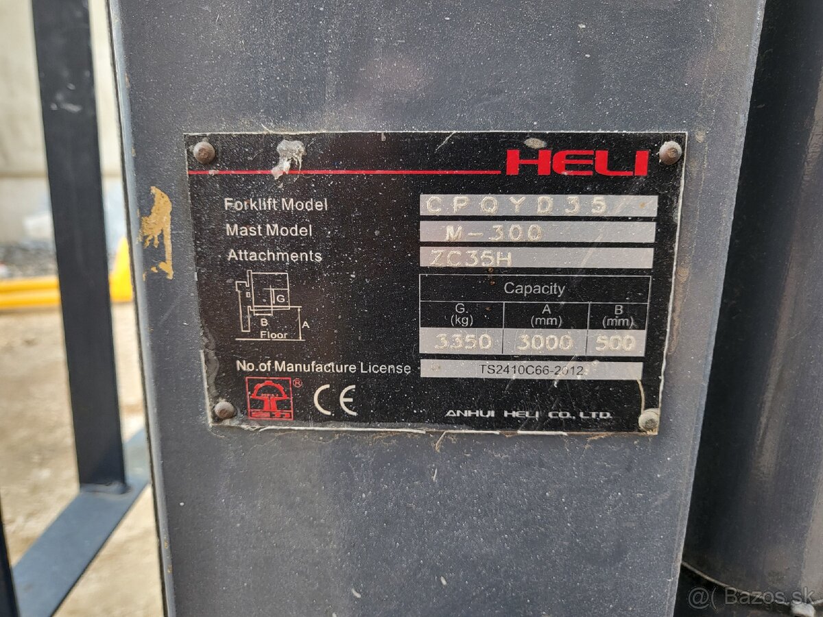 Vysokozdvizny vozik,HELI gekkon 35 - 5