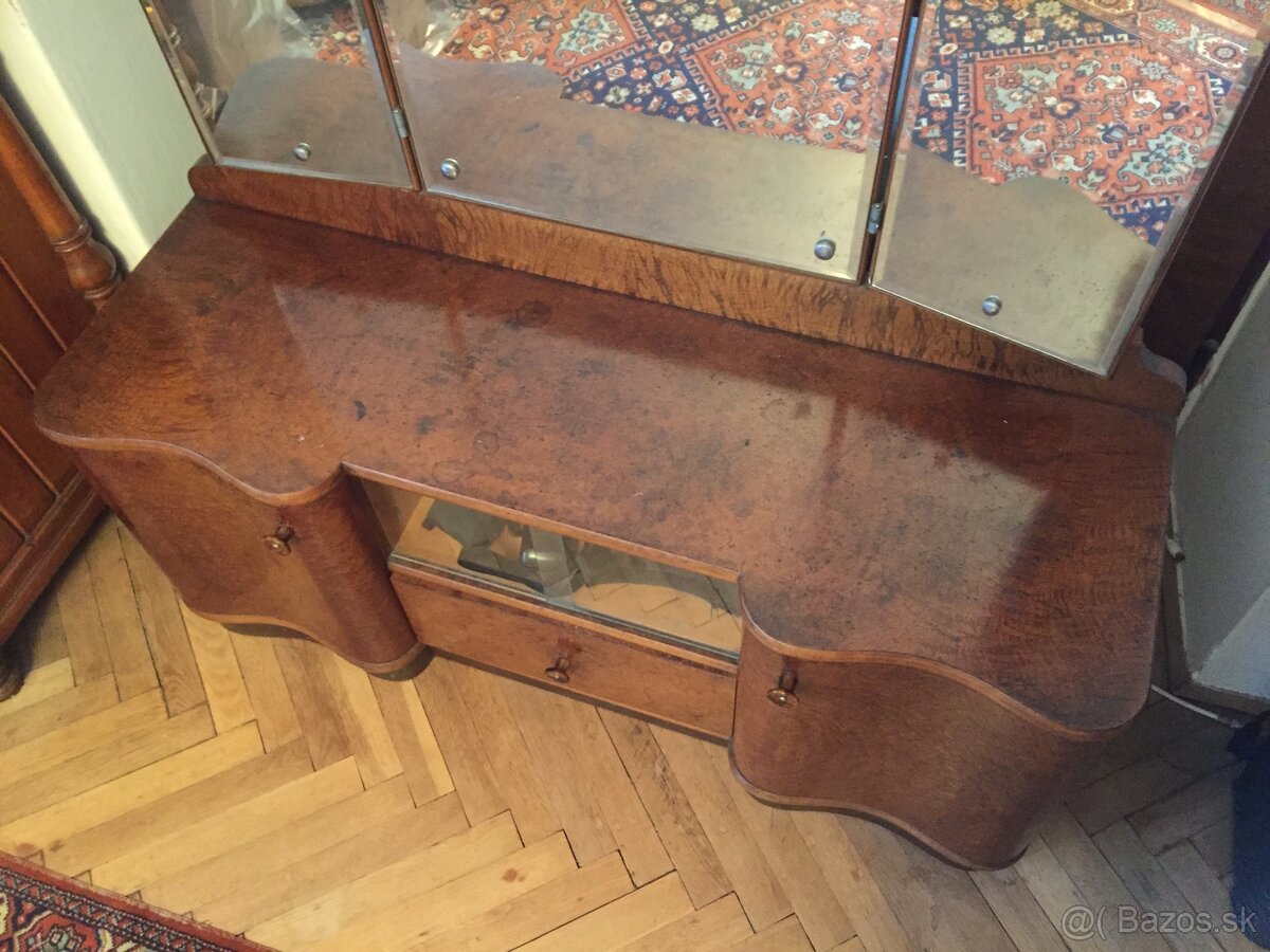 Starozitna komoda s nastavitelnym zrkadlom - 5