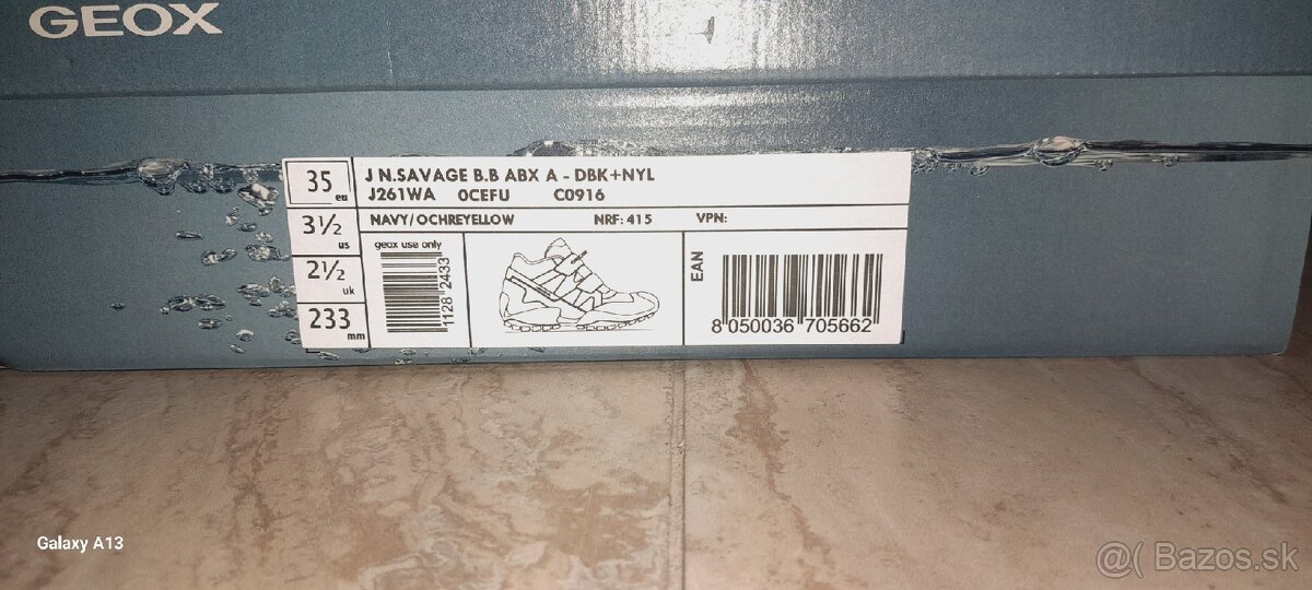 Predám chlapčenské zimné topánky Geox, veľkosť 35 - 5