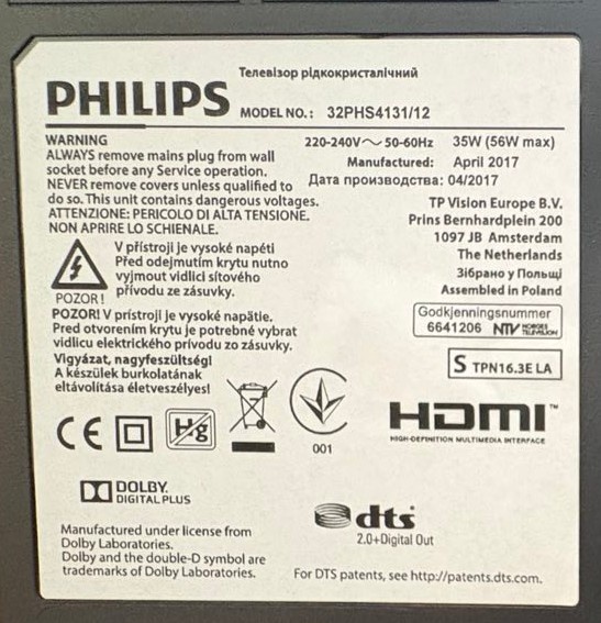 Philips 32PHS4131/12 - 5