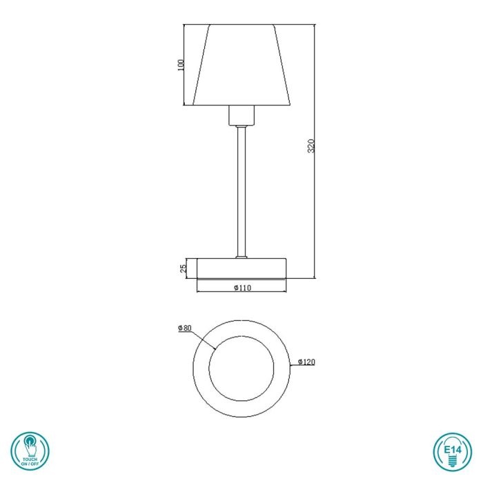 Nová dotyková lampa Trio 595700107 - 5