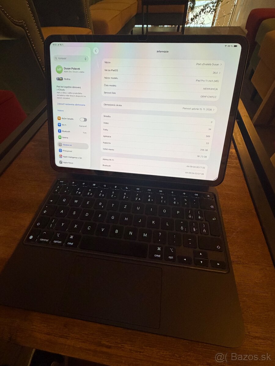 IPAD pro m5 nový s klávesnicou a perom - 5