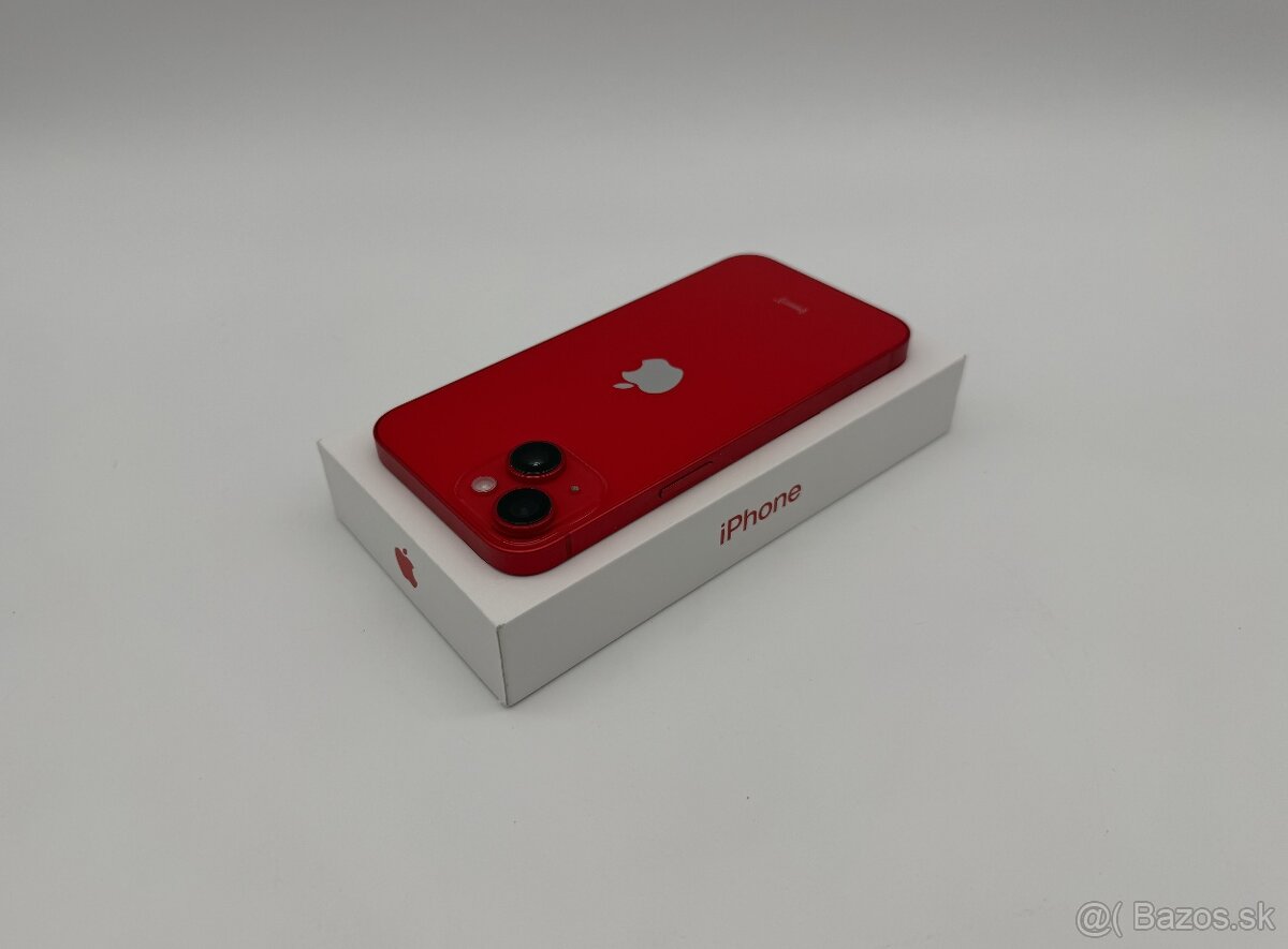 iPhone 14 128GB Red + ZÁRUKA + DARČEK - 5