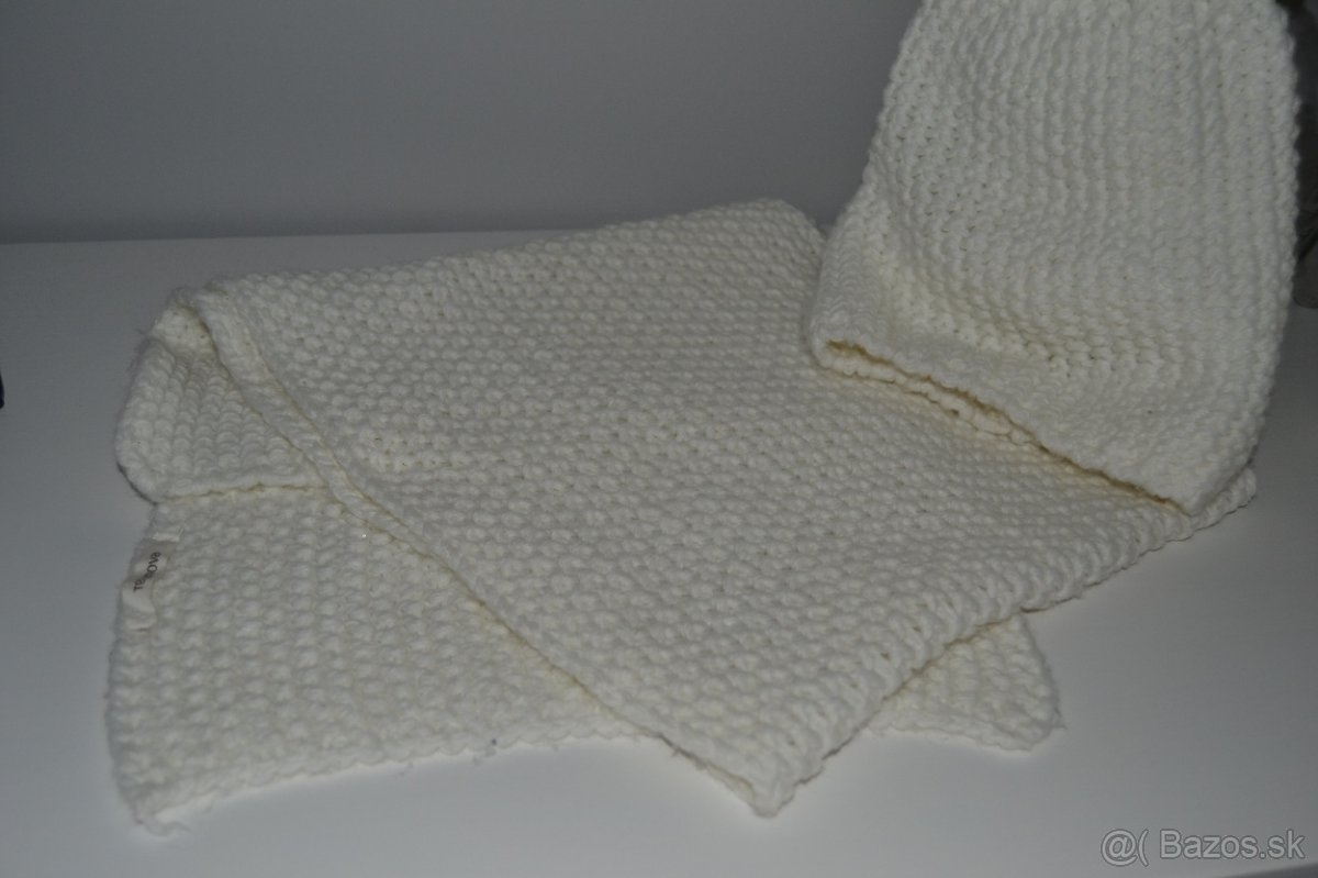 Dámsky zimný set čiapka+šál - 5