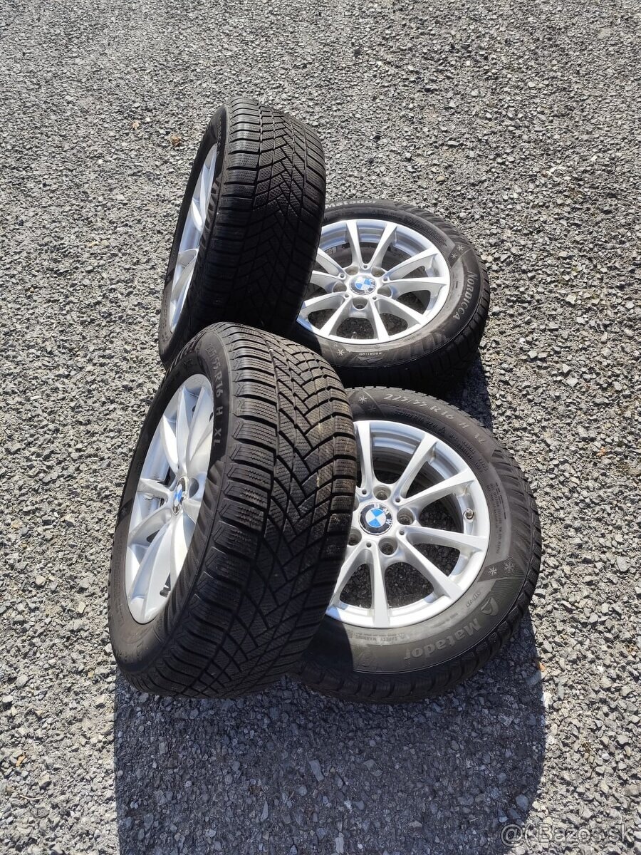 BMW disky 5x120 + Zimné pneumatiky 225/55 R16 s TPMS - 5