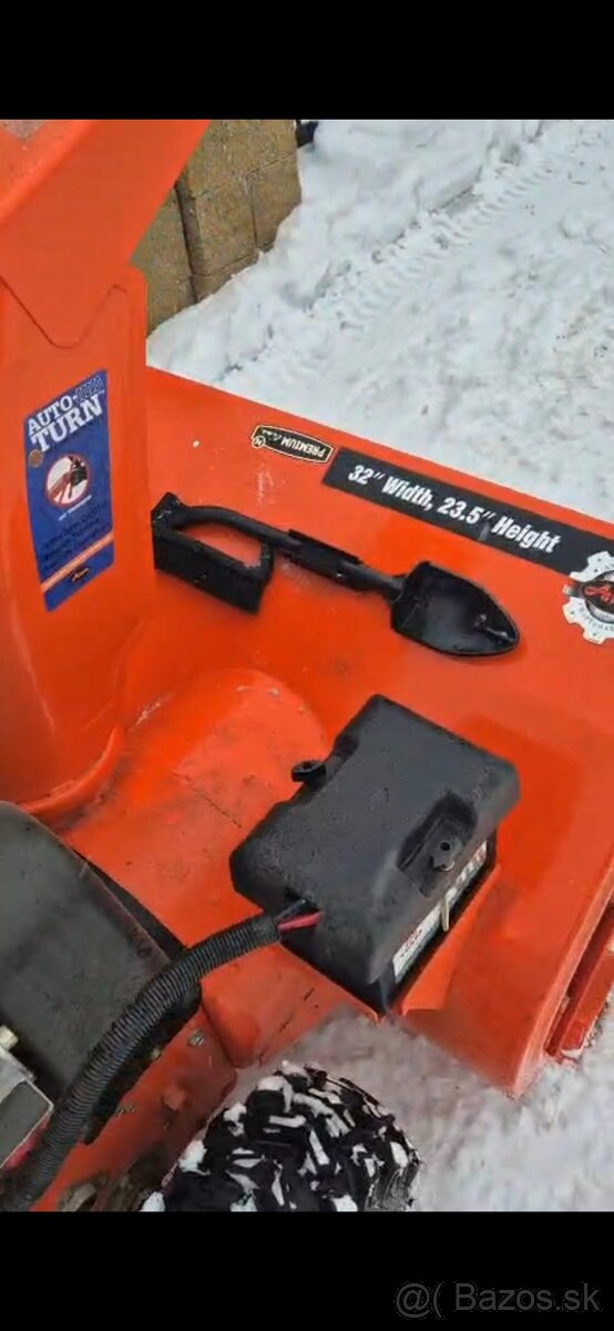 Predám snežný frézu, Šírka radlice 85cm - 5