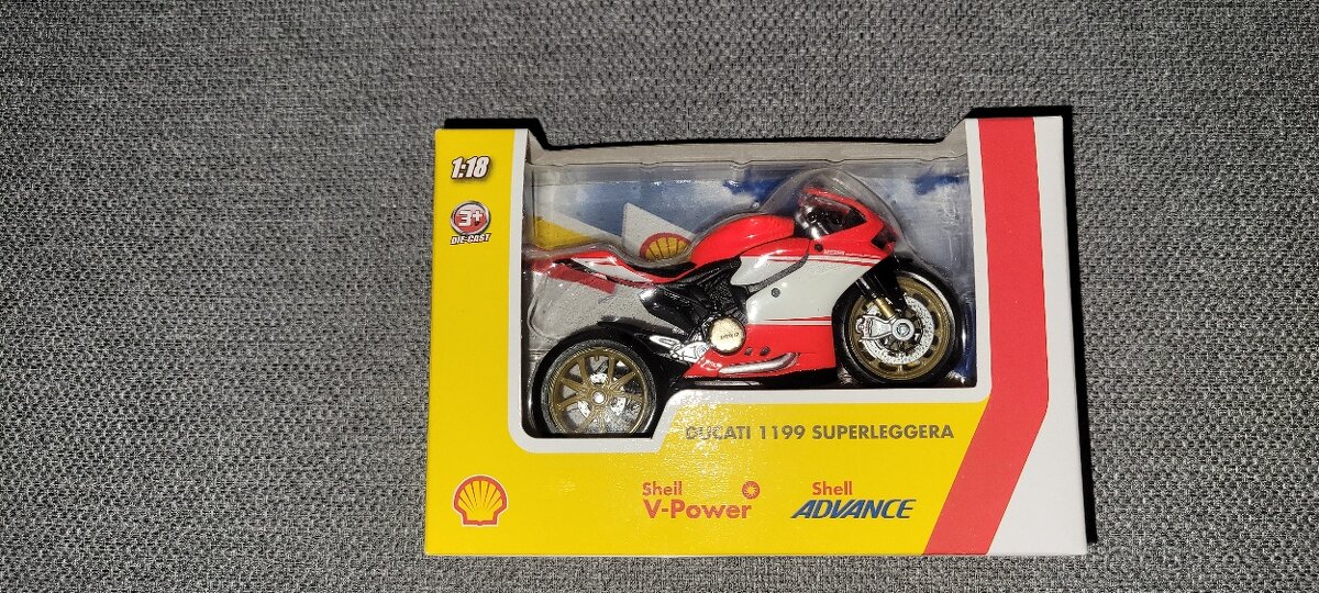 Predam 1:18 modely motoriek Ducati Shell - 5