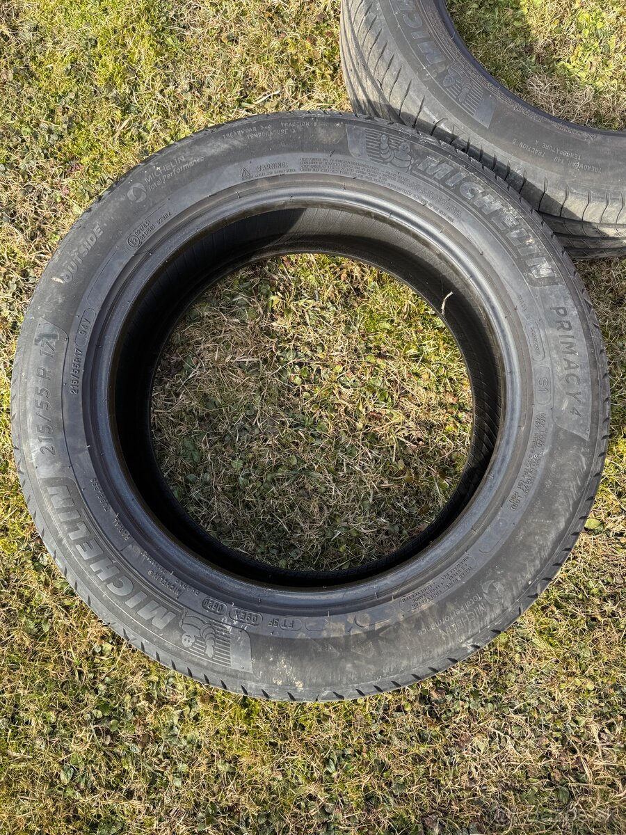Predám Letné pneu Michelin r17 a Semperit r17 - 5