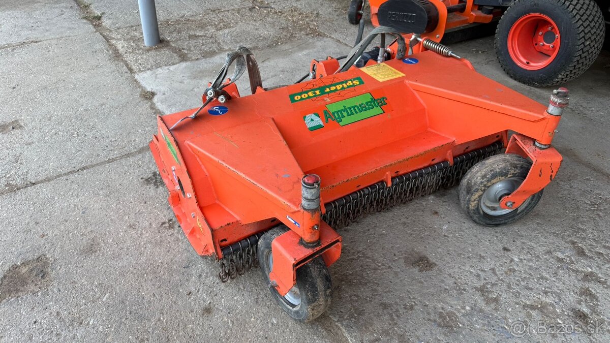 metla AEBI 1200, mulčovač Agrimaster 1300 - 5