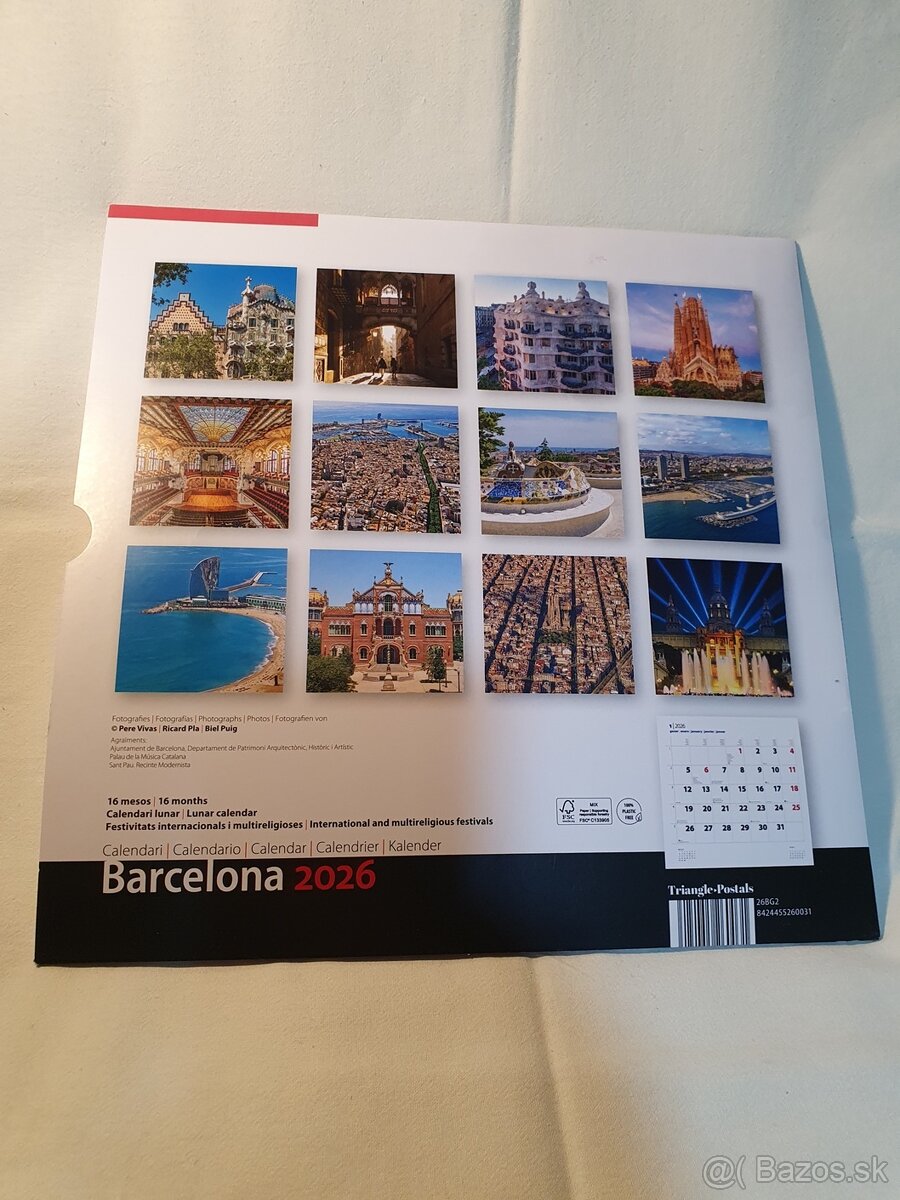 BARCELONA 2026 – KALENDÁR NÁSTENNÝ - 5