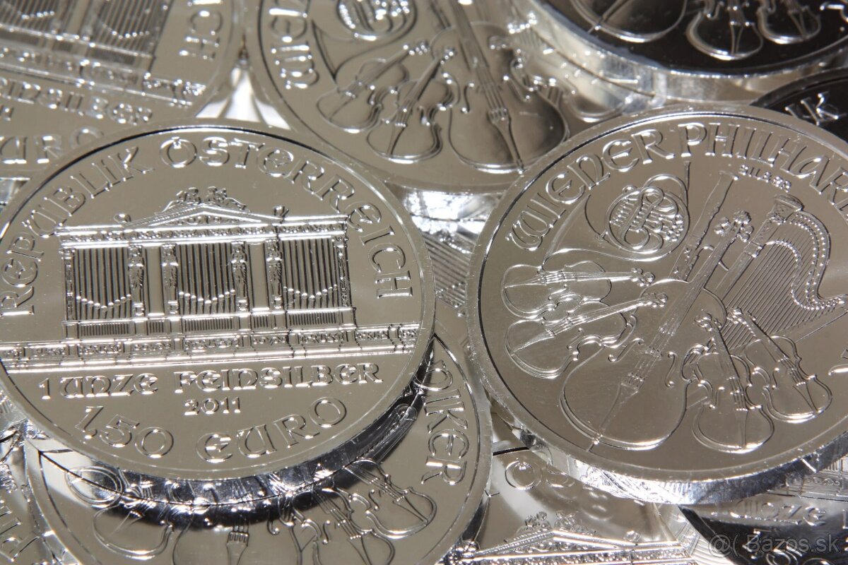 Strieborné mince – od 1 ks. - 5