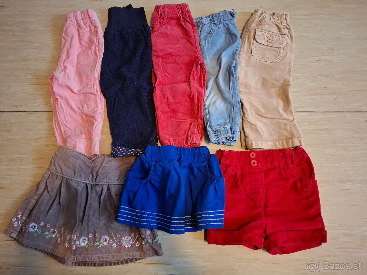 Dievčenské oblečenie 74-80 - 5