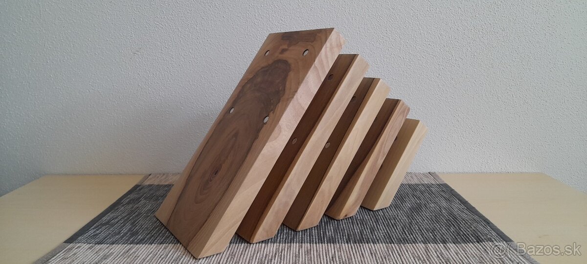 Drevený magnetický stojan na nože - 5