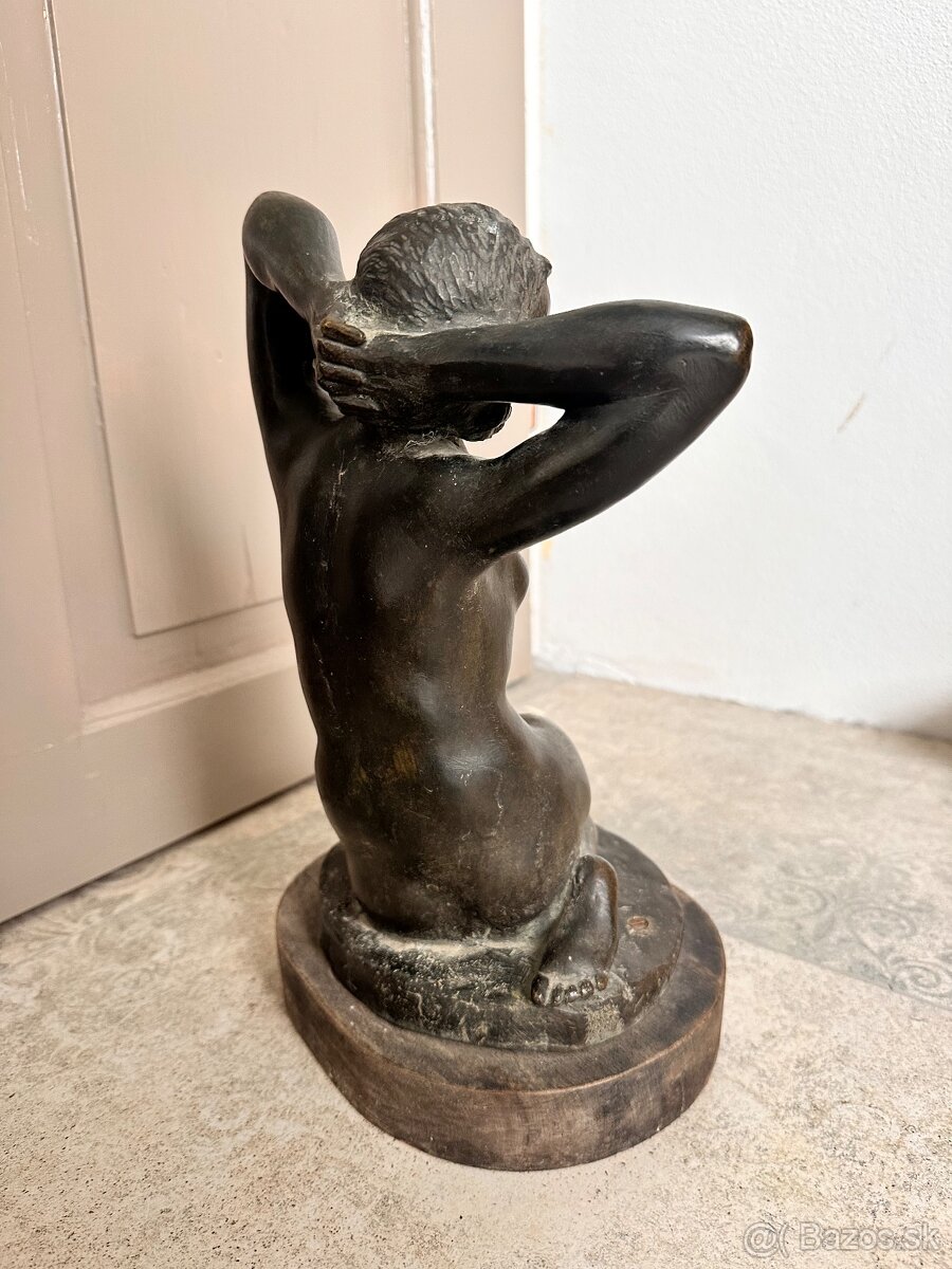 Bronzová socha - akt ? Julius Bártfay ? 1930 - 5